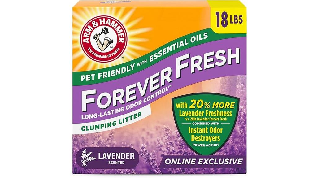 lavender scented clumping cat litter