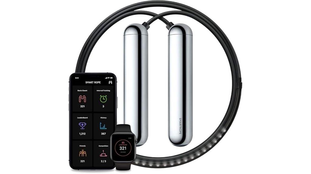 led illuminated smart jump rope