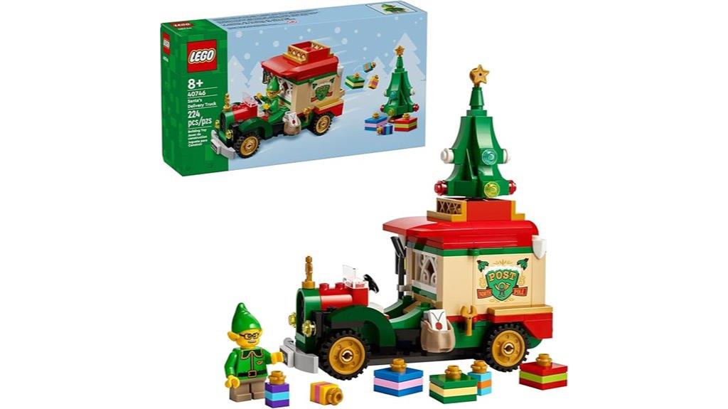 lego santa s delivery truck