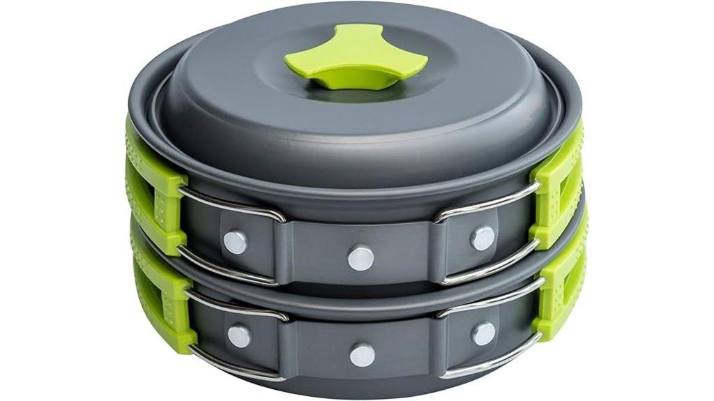 lightweight camping cookware kit