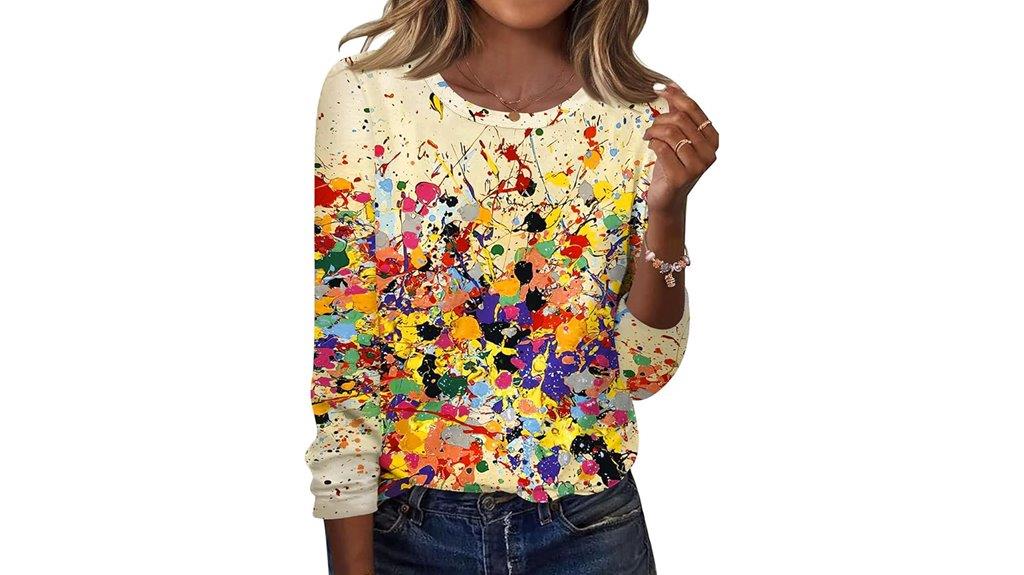 long sleeve crew neck t shirt