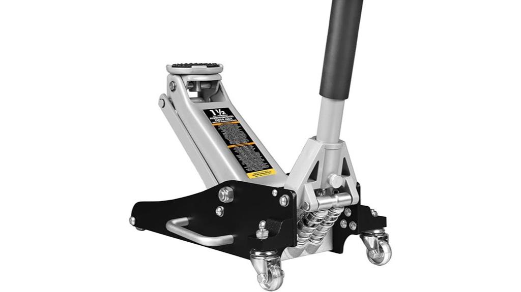 low profile aluminum jack