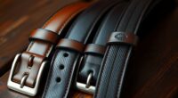 luxurious durable leather belts