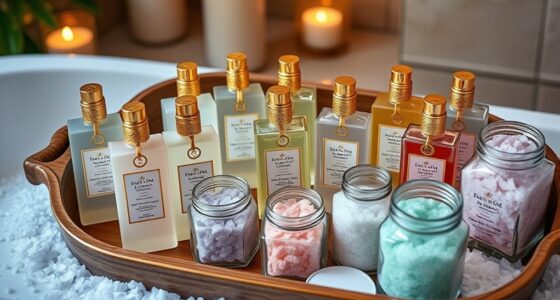 luxury bath oil sets