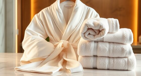 luxury bathrobe towel sets