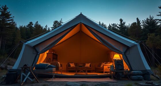 luxury durable camping tents
