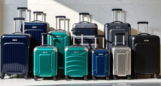 luxury durable suitcase sets