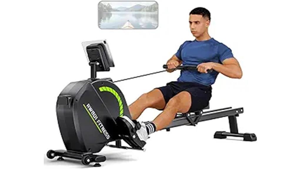 magnetic home rowing machine