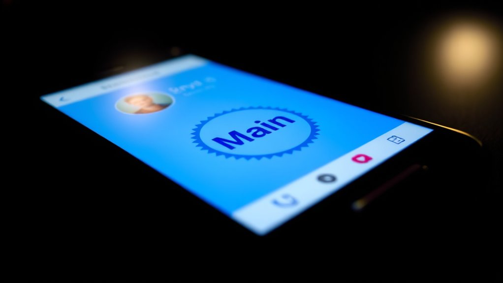 main account customization and privacy