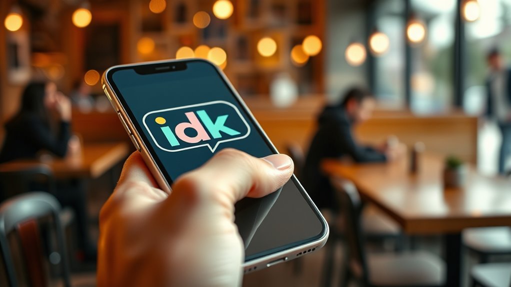 meaning of idk in slang