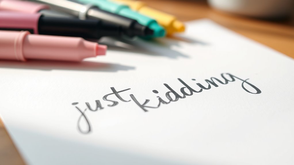 meaning of playful joke indicator