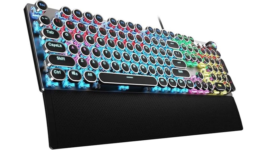 mechanical rainbow led keyboard