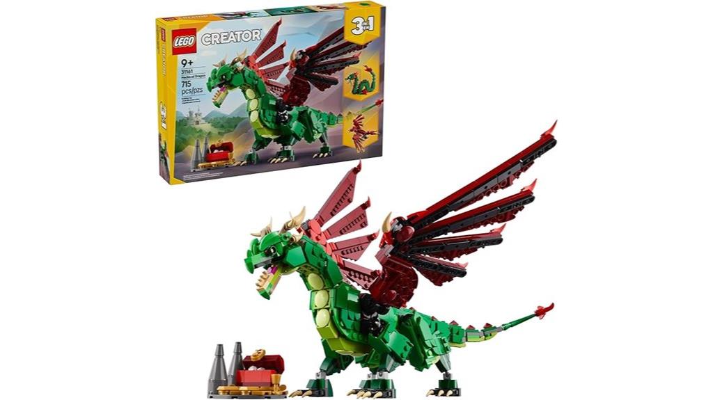 medieval dragon lego set