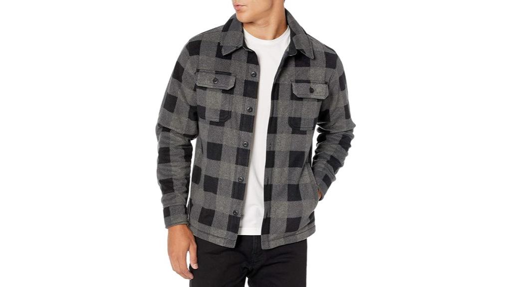 men s fleece winter jacket