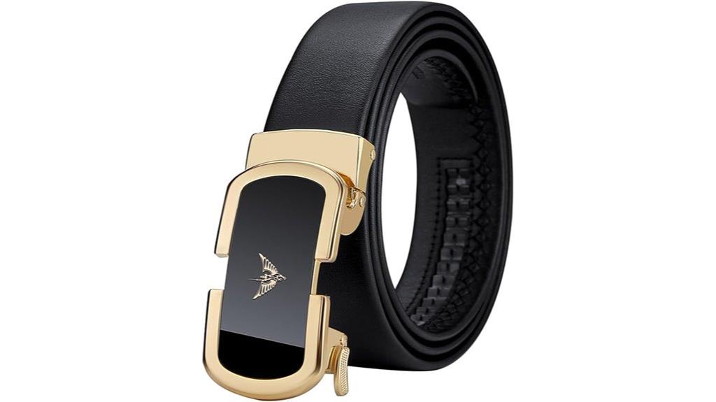 men s leather ratchet belt