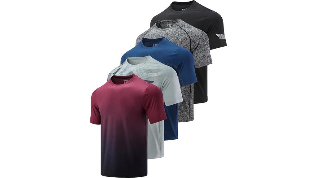 men s quick dry t shirt pack