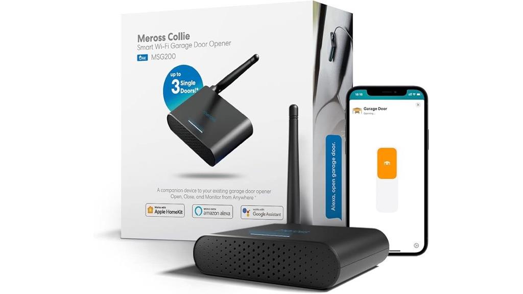 meross garage door remote