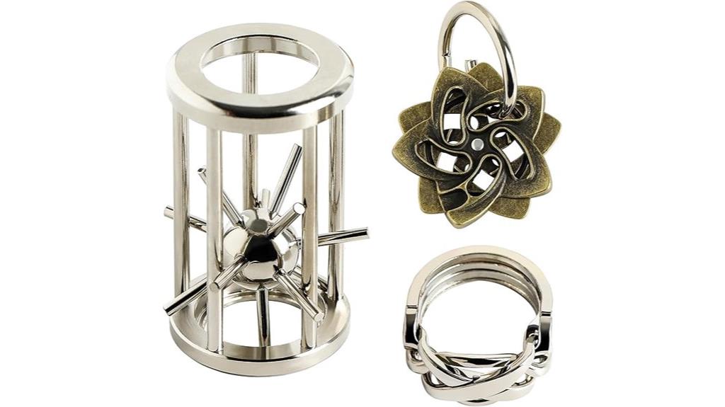 metal coil puzzle set