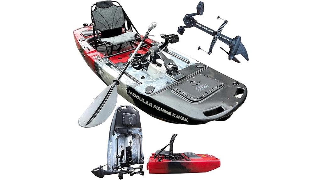 modular fishing kayak system