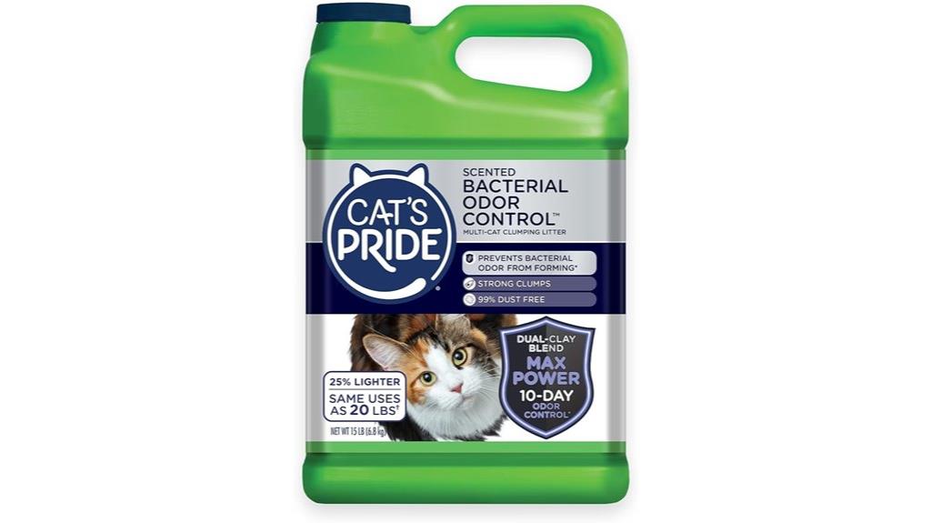 multi cat scented clumping litter