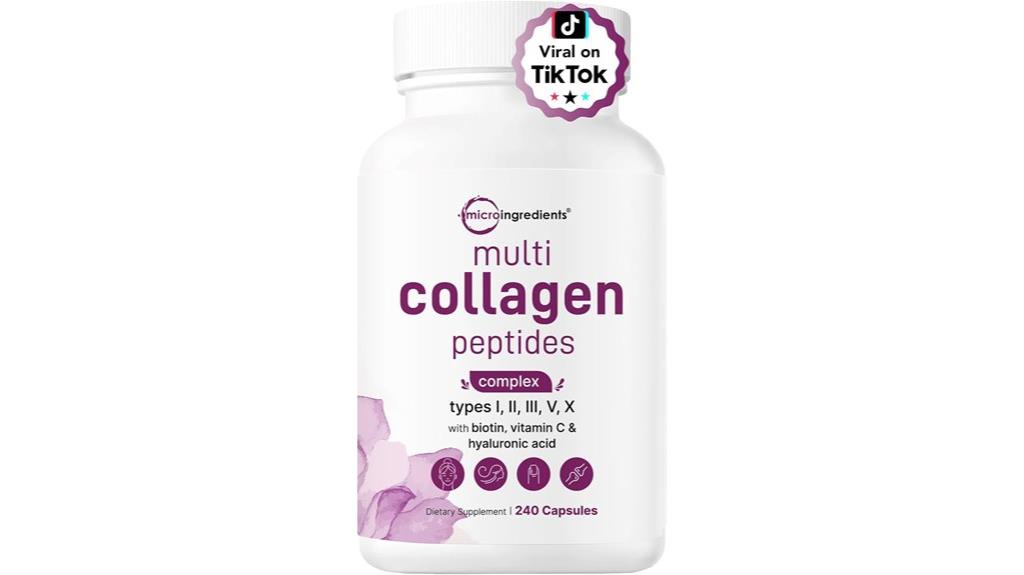 multi collagen pills pack