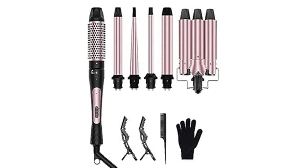 multi functional curling wand set