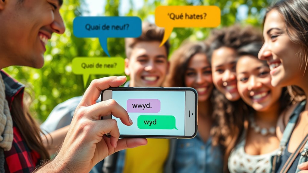 multilingual casual activity inquiries