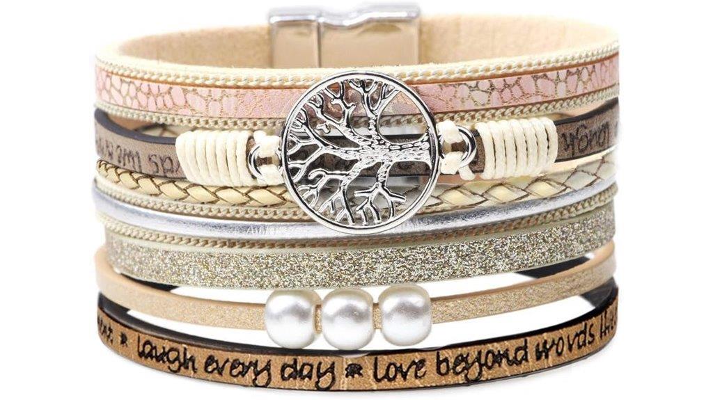 nature inspired leather accessory