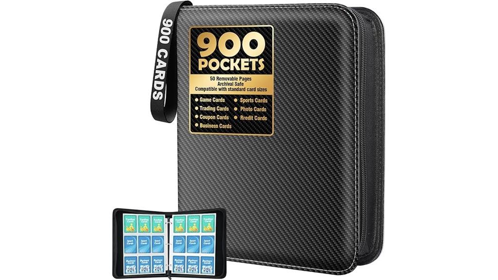 nine pocket card binder