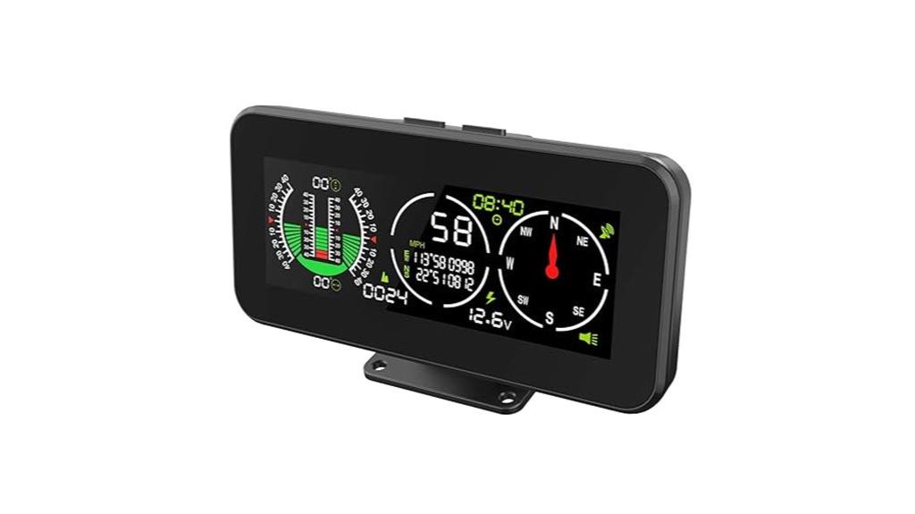 off road suv inclinometer