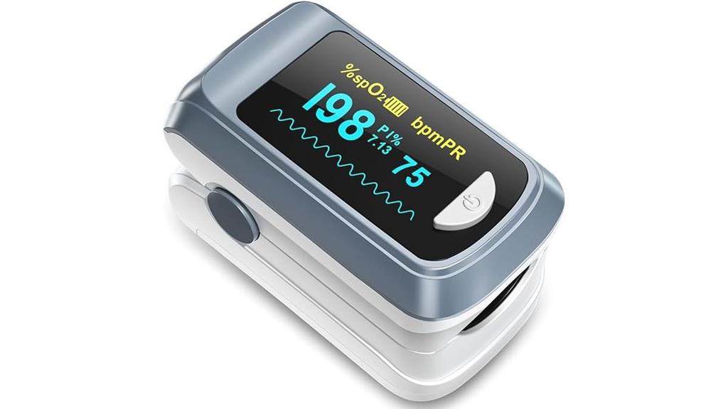 oled screen pulse oximeter