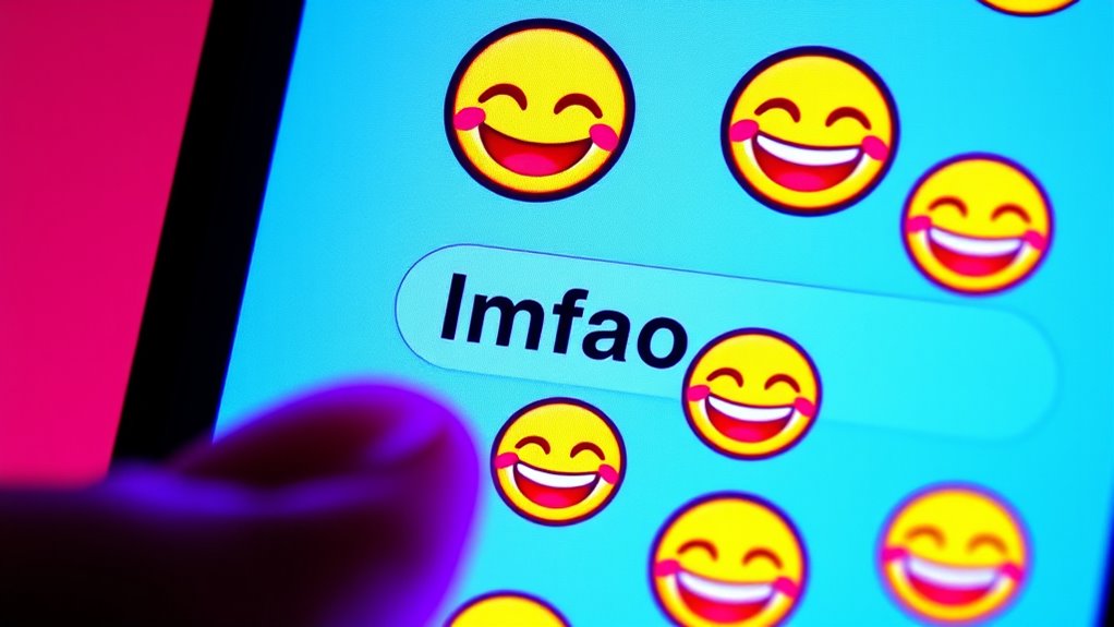 online slang for laughter