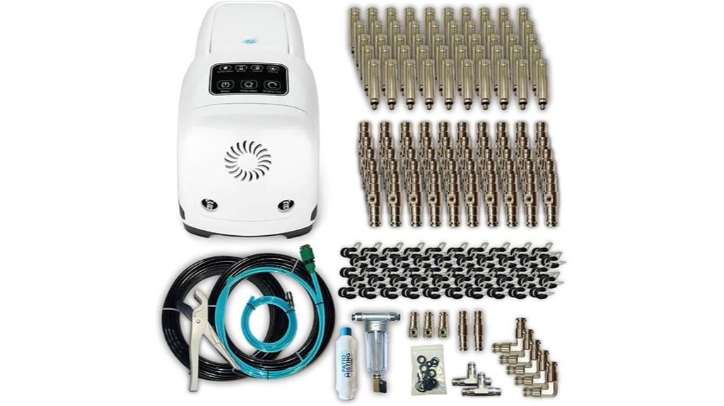 outdoor cooling mist system