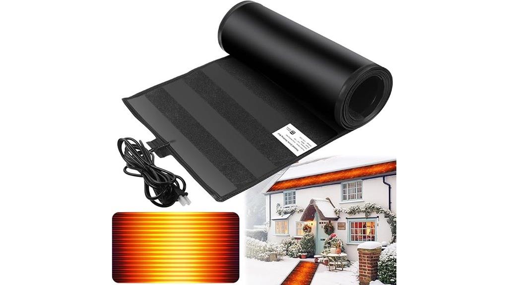 outdoor heated snow mats