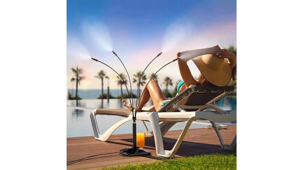 outdoor portable misting system