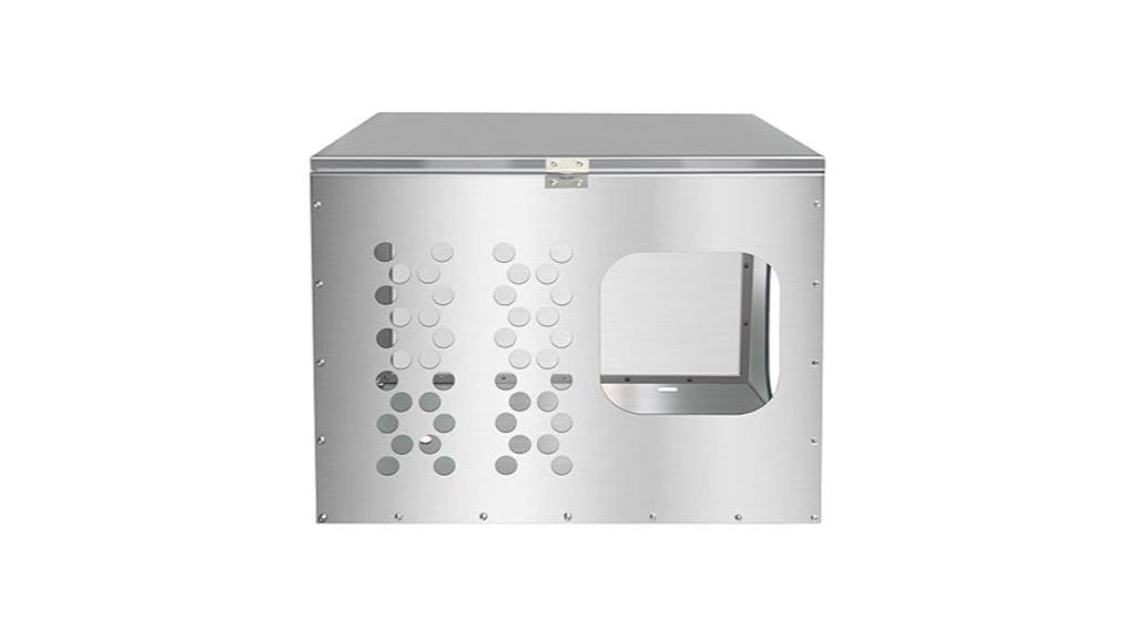 outdoor stainless steel generator box