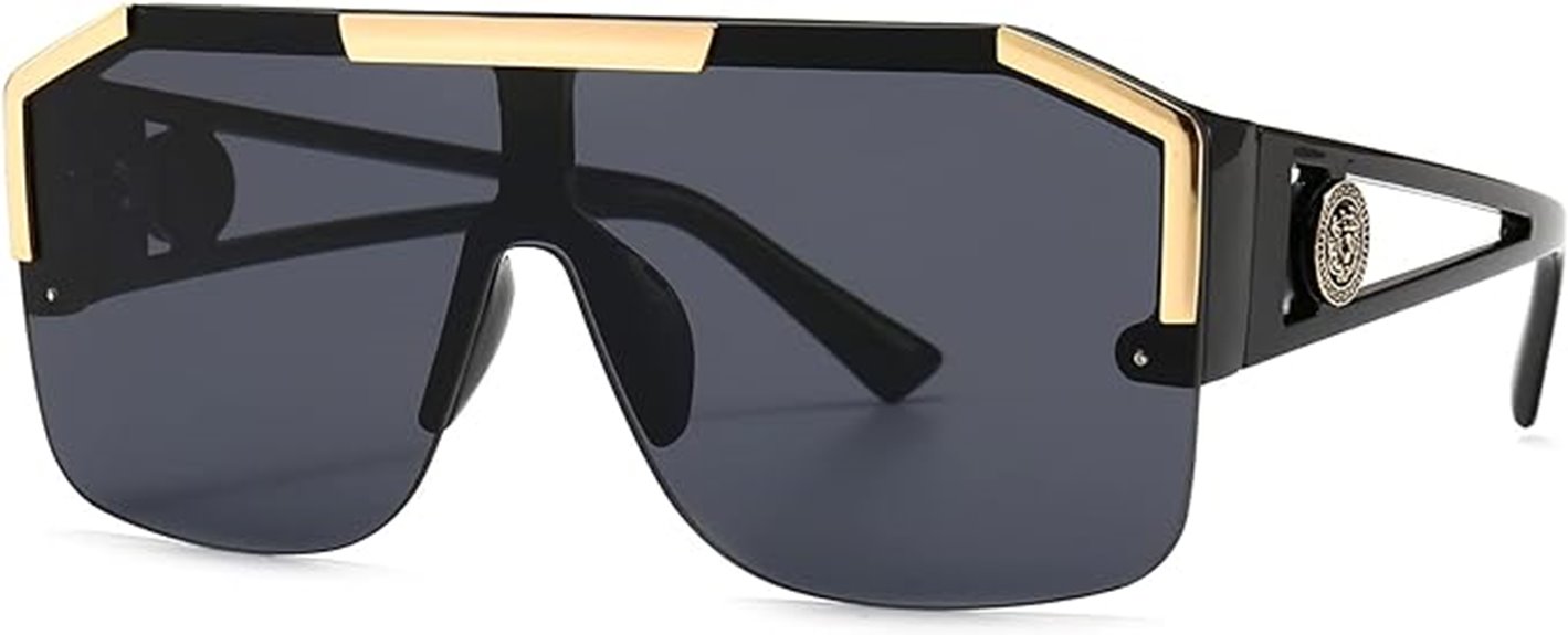 oversized square sunglasses