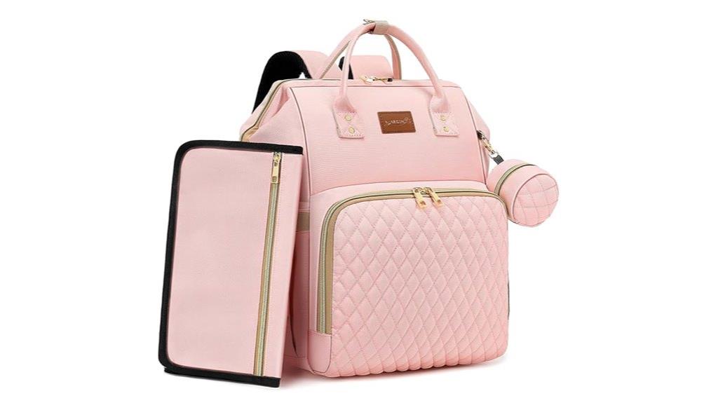 pink baby backpack