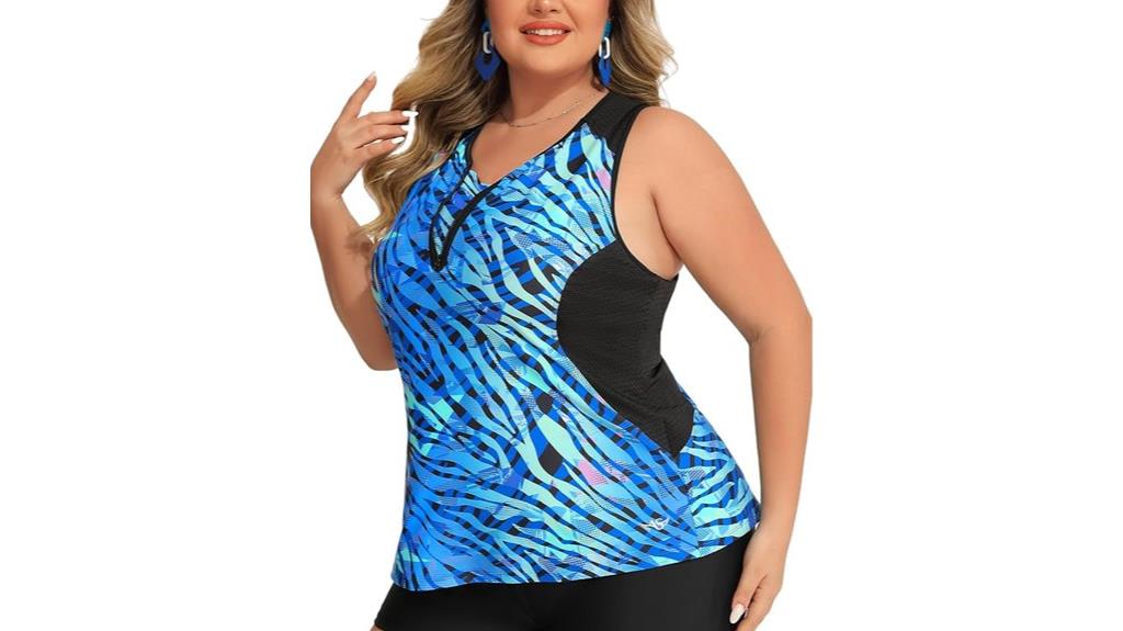 plus size tankini top