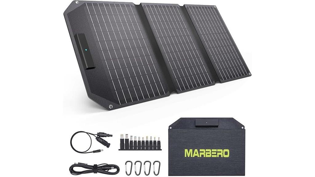 portable 30w foldable solar charger