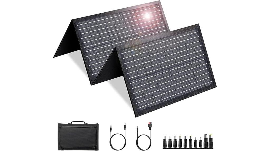 portable 60w solar panel