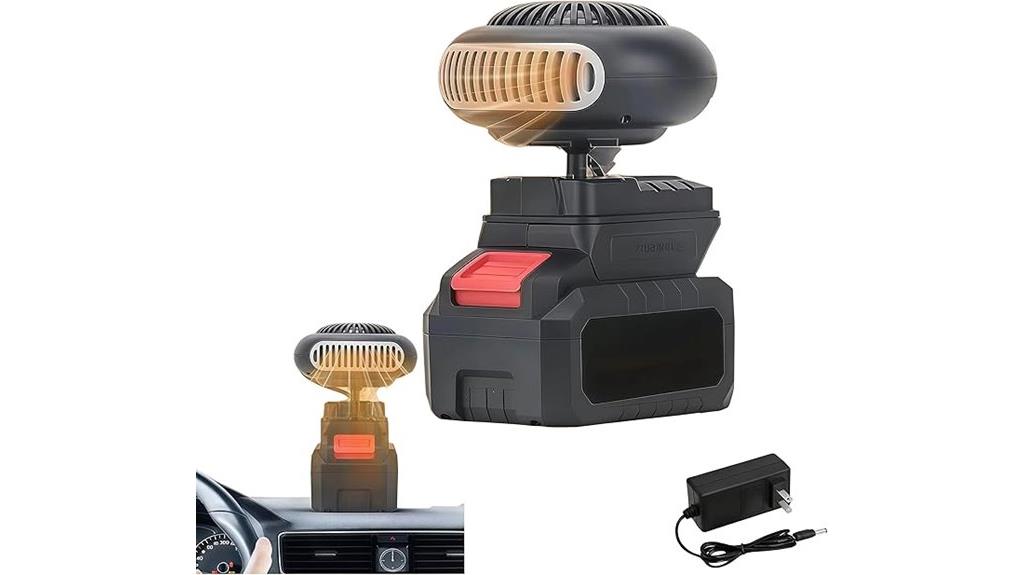 portable battery powered heater