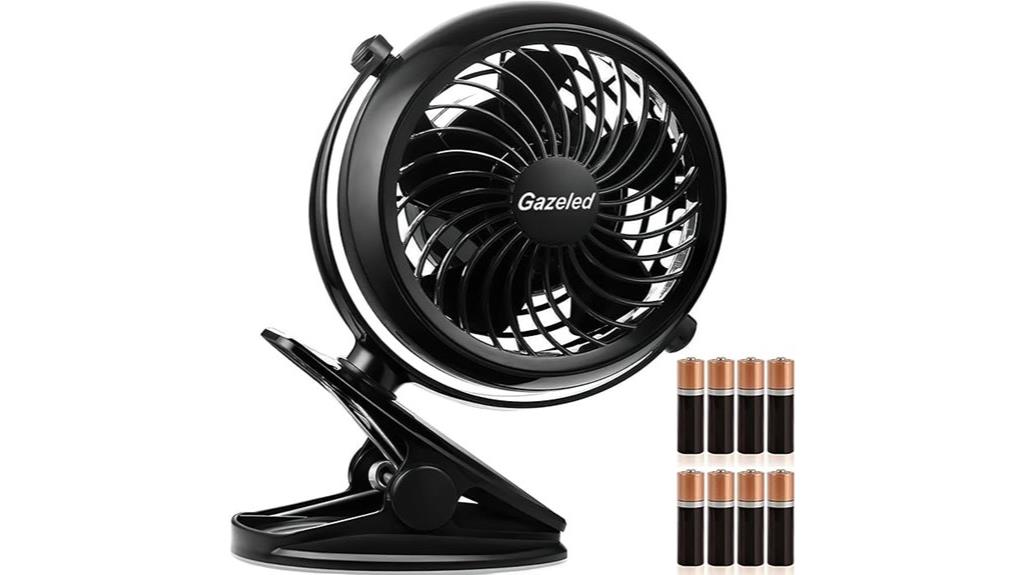 portable clip on fan