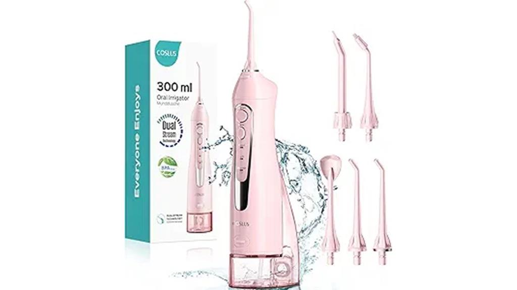 portable cordless water flosser