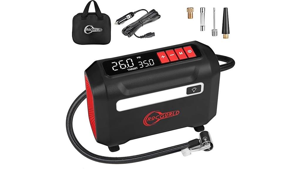 portable digital tire inflator