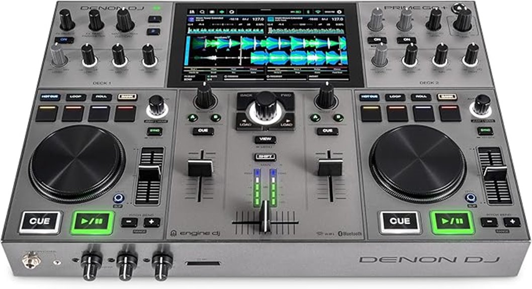 portable dj controller mixer