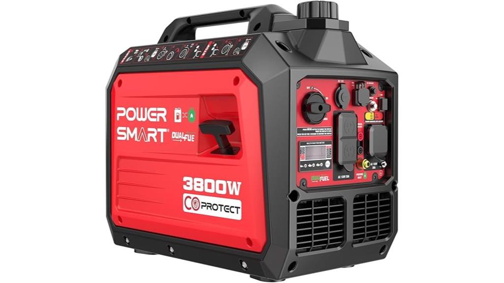 portable dual fuel inverter