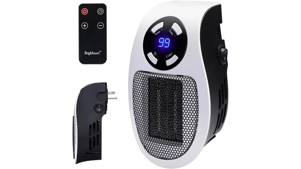 portable heater with remote