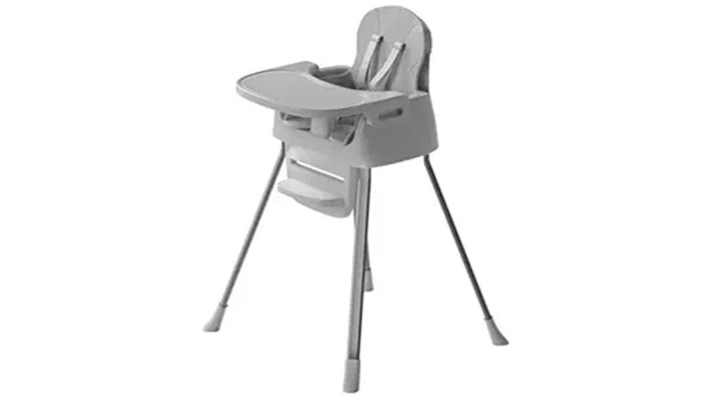 portable highchair with harness