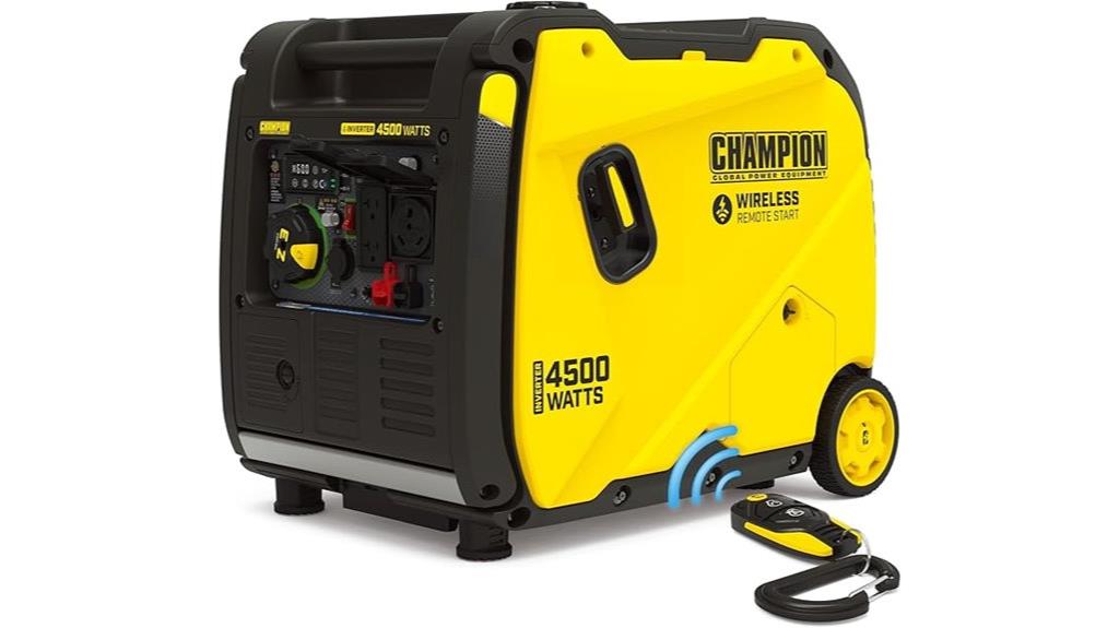 portable inverter generator remote